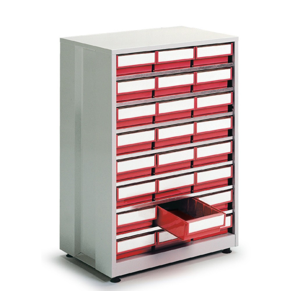 Product afbeelding: Ladekast, 24 laden, rood