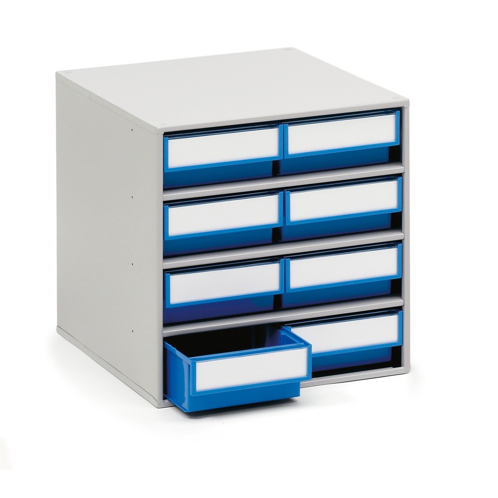 Productafbeelding nr. 1: Ladekast, 8 laden, diepte 400 mm, blauw