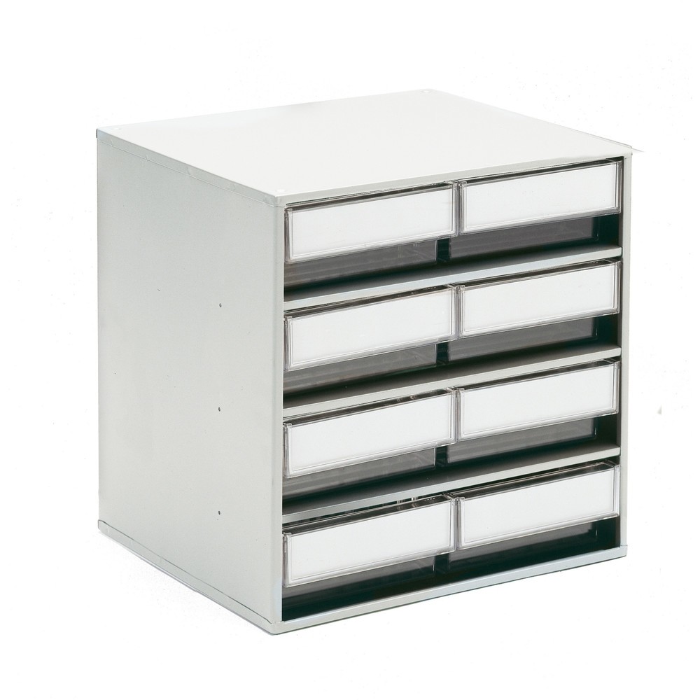 Product afbeelding: Ladekast, 8 laden, diepte 300 mm, doorzichtig