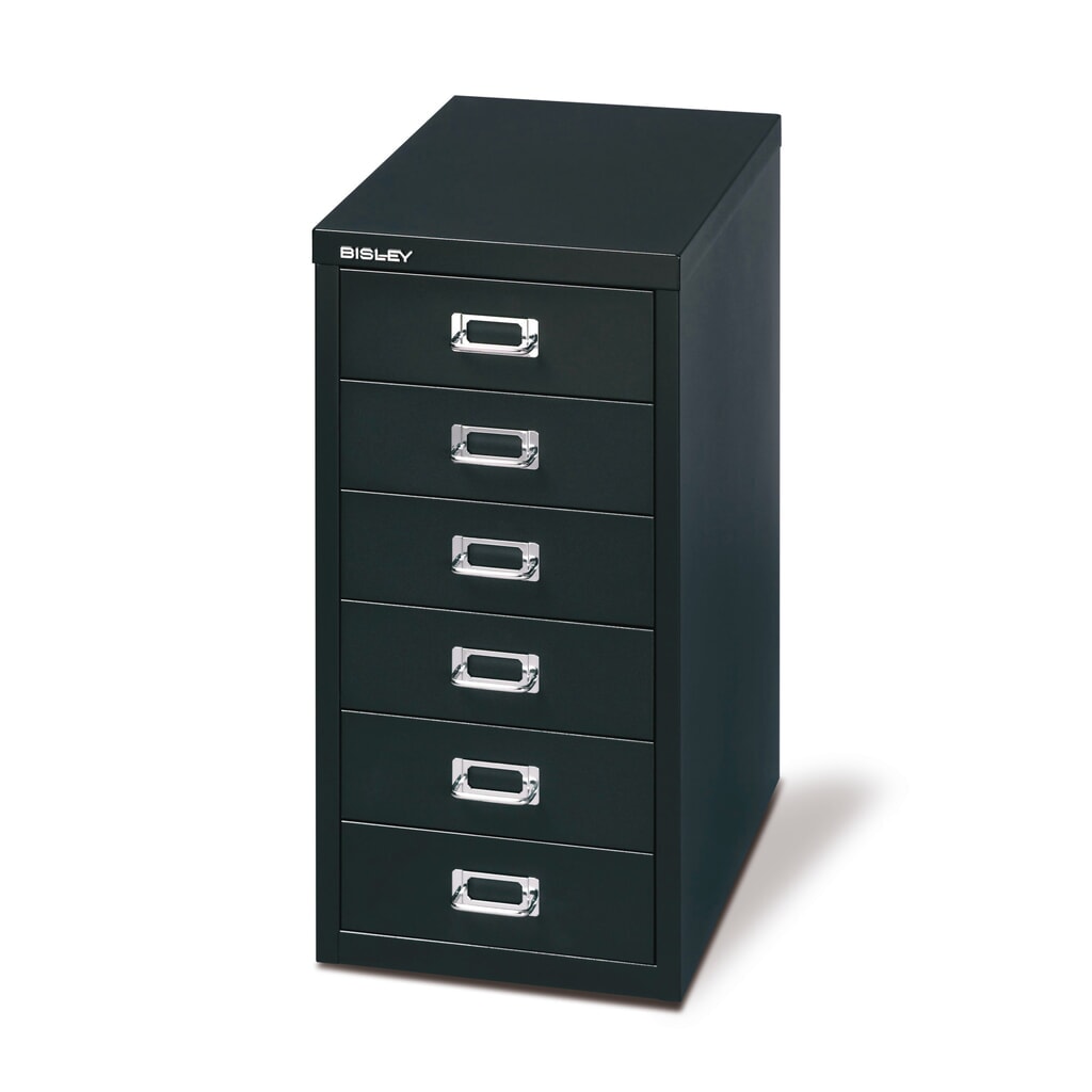 Product afbeelding: Ladekast BISLEY Multidrawer, 6 laden, zwart