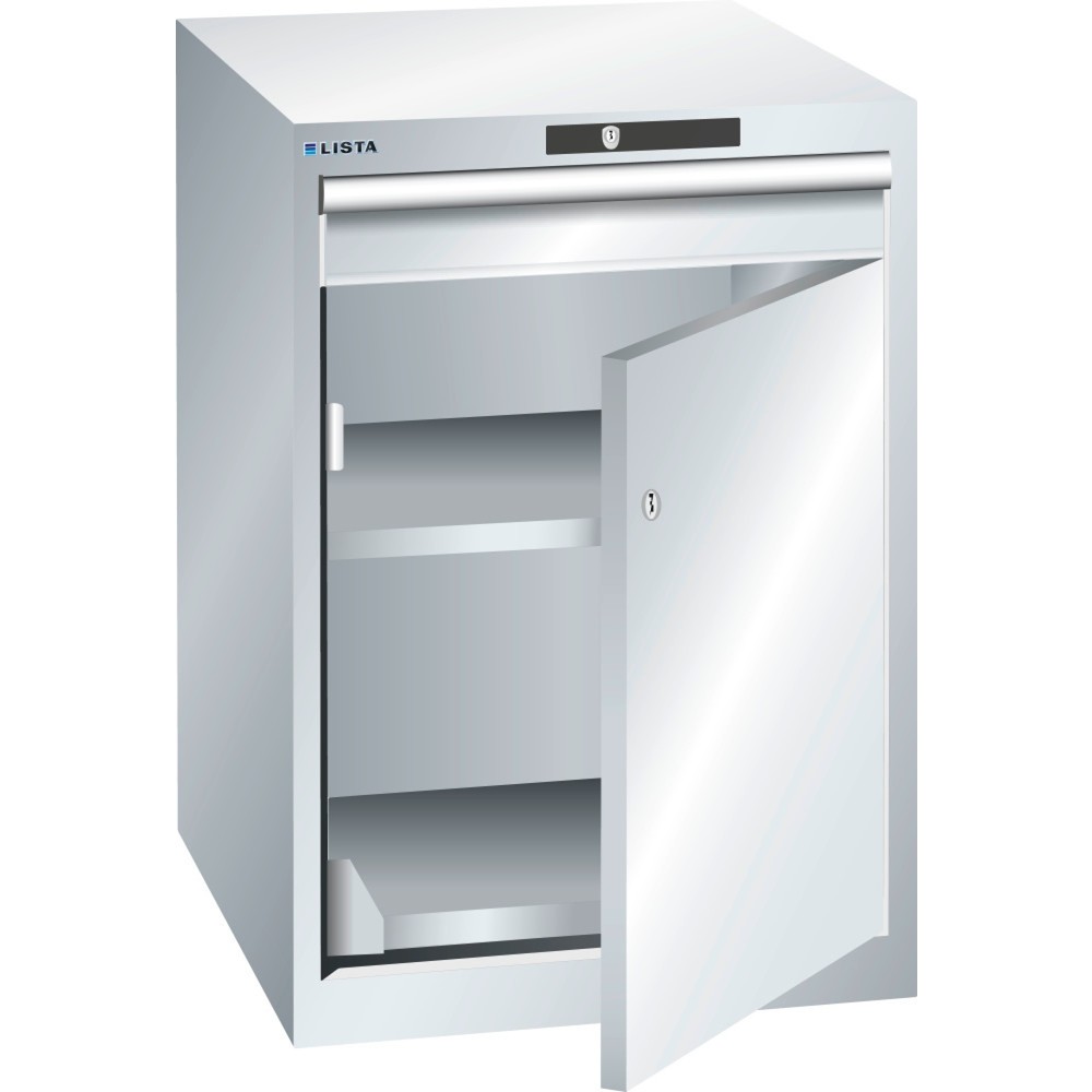 Product afbeelding: Ladekast LISTA 27x36E, (bxdxh) 564x725x800 mm, 1 lade, 1 x 100, lichtgrijs