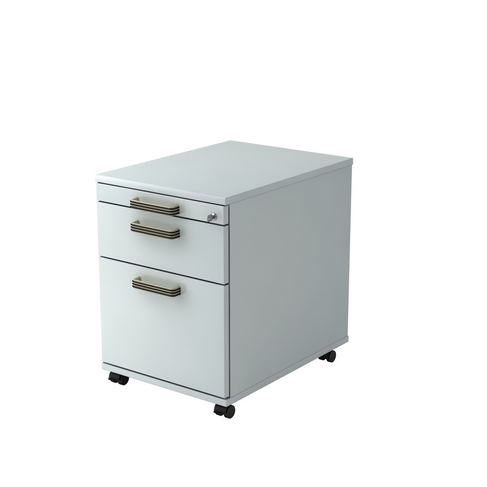 Product afbeelding: Ladekast op wielen Hammerbacher 58 cm, 1 lade, 1 HR, sl. SG grijs