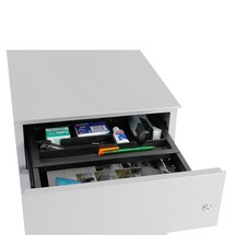 Productafbeelding nr. 3: Ladekast op wielen Note™ met hangmappen en lade, h x b x d 495 x 420 x 565 mm, oxfordblauw