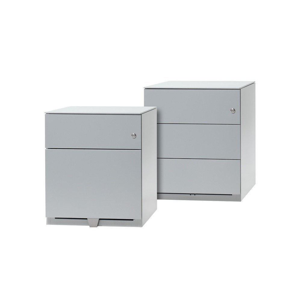 Productafbeelding nr. 4: Ladekast op wielen Note™, hxbxd 495 x 420 x 565 mm, 3 lades, zilver