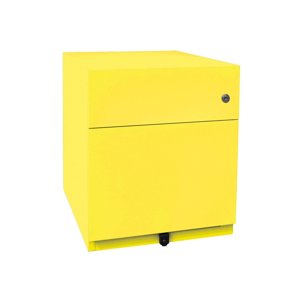 Productafbeelding nr. 1: Ladekast op wielen Note™ met hangmappen en lade, h x b x d 495 x 420 x 565 mm, geel