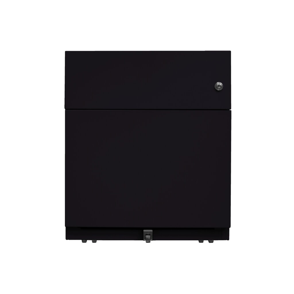 Ladekast op wielen Note™ met hangmappen en lade, hxbxd 495 x 420 x 565 mm, zwart Productafbeelding nr. 6: Ladekast op wielen Note™ met hangmappen en lade, hxbxd 495 x 420 x 565 mm, zwart