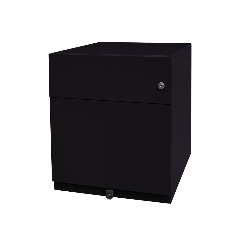 Productafbeelding nr. 1: Ladekast op wielen Note™ met hangmappen en lade, hxbxd 495 x 420 x 565 mm, zwart