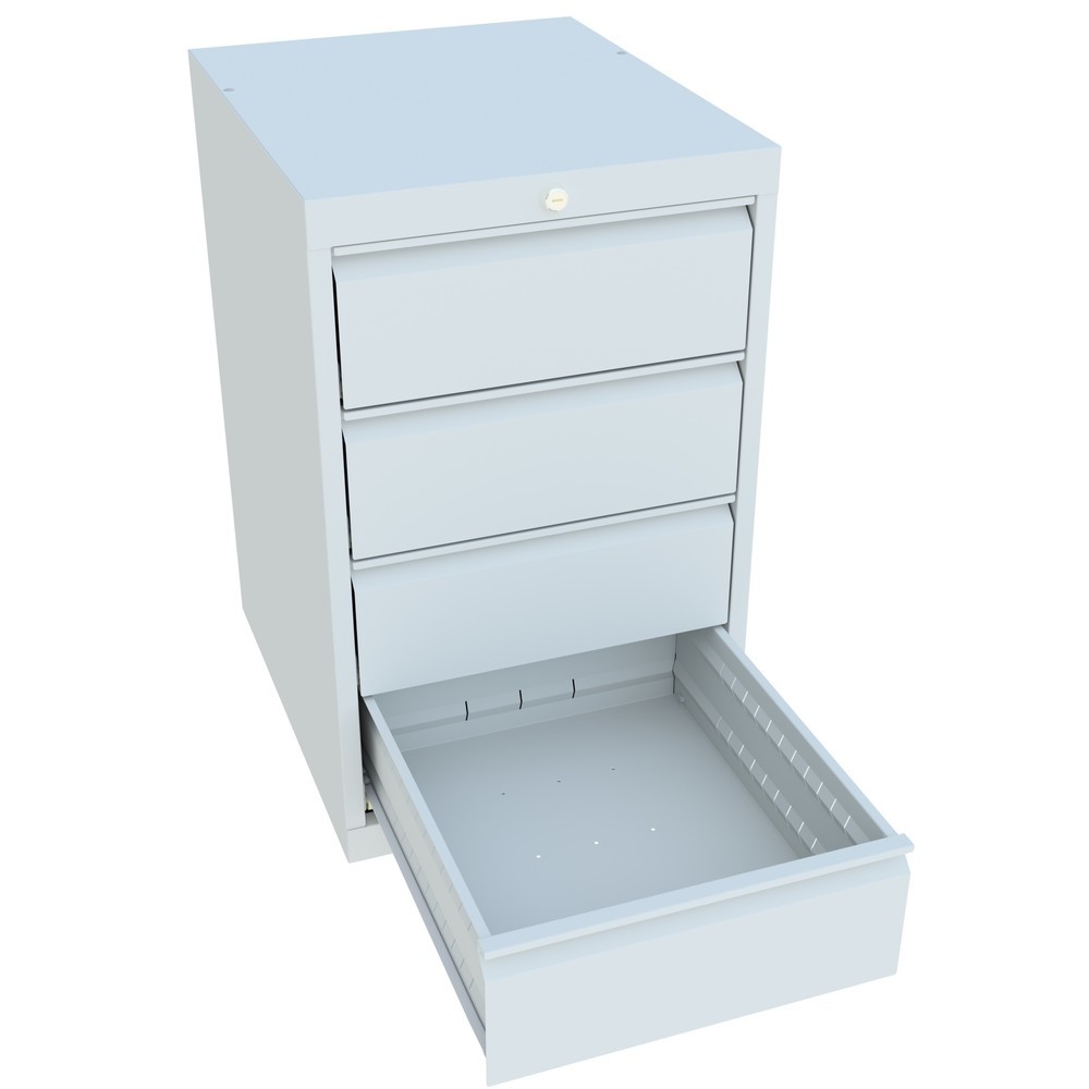 Productafbeelding nr. 4: Ladekast PAVOY, hoogte 800 mm, laden 4x175 mm, breedte 500 mm, lichtgrijs, lichtgrijs