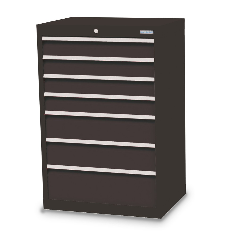 Product afbeelding: Ladekast Profi, laden 4x100 + 2x150 + 1x200 mm, breedte 680 mm, antracietgrijs, antracietgrijs