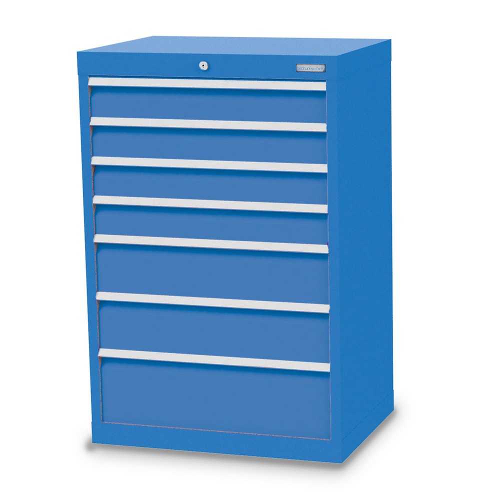 Product afbeelding: Ladekast Profi, laden 4x100 + 2x150 + 1x200 mm, breedte 680 mm, lichtblauw, lichtblauw