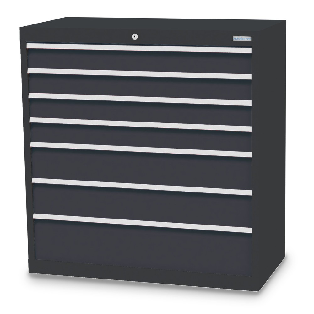 Product afbeelding: Ladekast Profi, laden 4x100 + 2x150 + 1x200 mm, breedte 980 mm, antracietgrijs, antracietgrijs