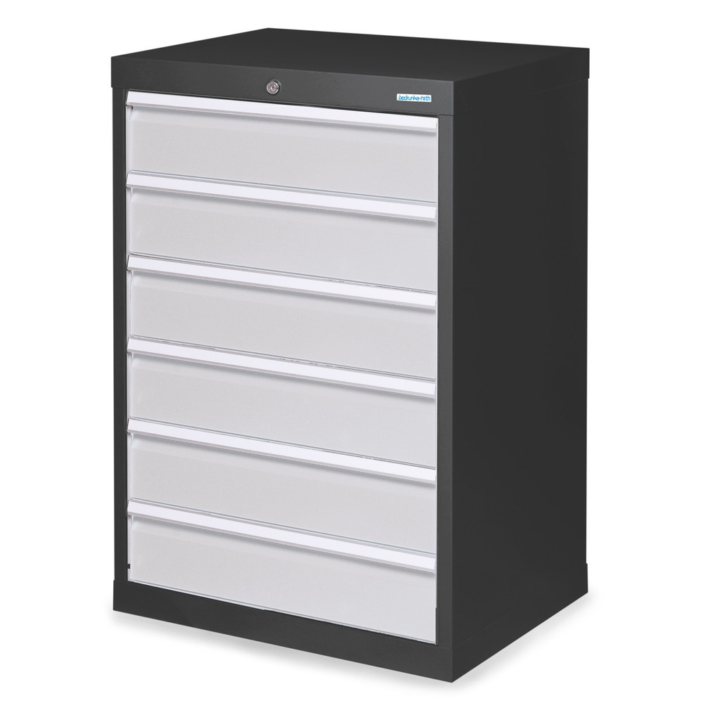 Product afbeelding: Ladekast Profi, laden 6x 150 mm, breedte 680 mm, antracietgrijs, lichtgrijs