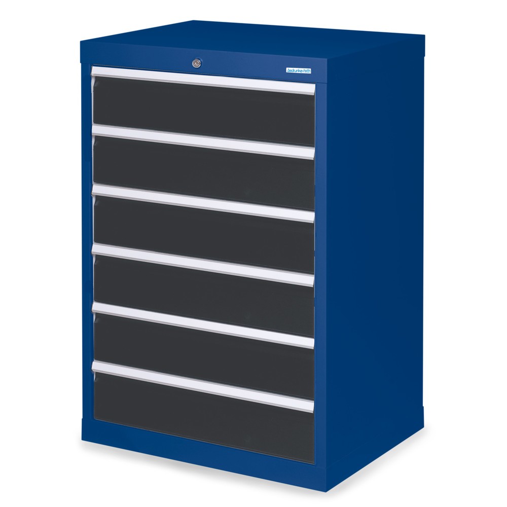Product afbeelding: Ladekast Profi, laden 6x 150 mm, breedte 680 mm, gentiaanblauw, antracietgrijs