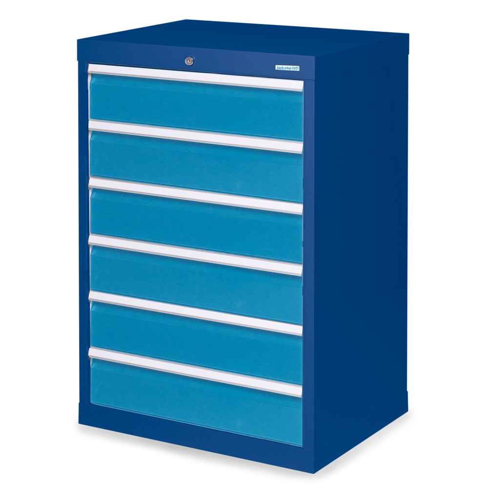 Product afbeelding: Ladekast Profi, laden 6x 150 mm, breedte 680 mm, gentiaanblauw, lichtblauw