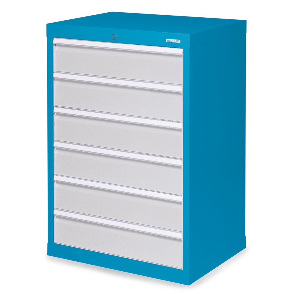 Product afbeelding: Ladekast Profi, laden 6x 150 mm, breedte 680 mm, lichtblauw, lichtgrijs