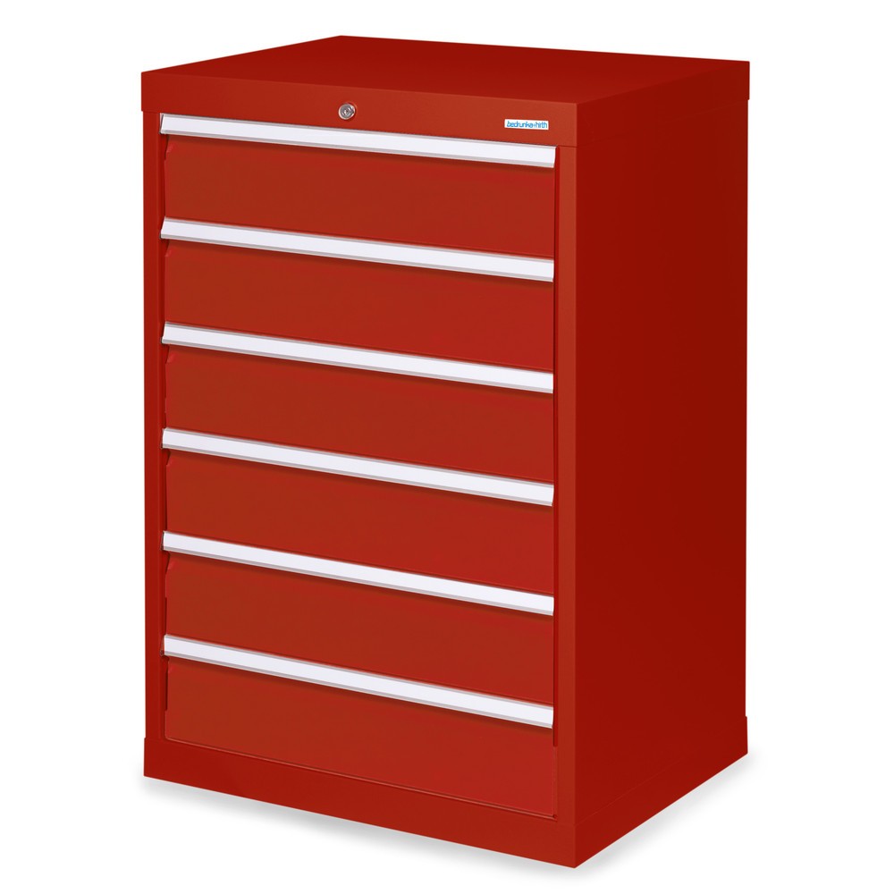 Product afbeelding: Ladekast Profi, laden 6x 150 mm, breedte 680 mm, robijnrood, robijnrood