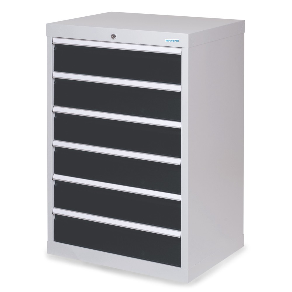Product afbeelding: Ladekast Profi, laden 6x 150 mm, breedte 680 mm, lichtgrijs, antracietgrijs
