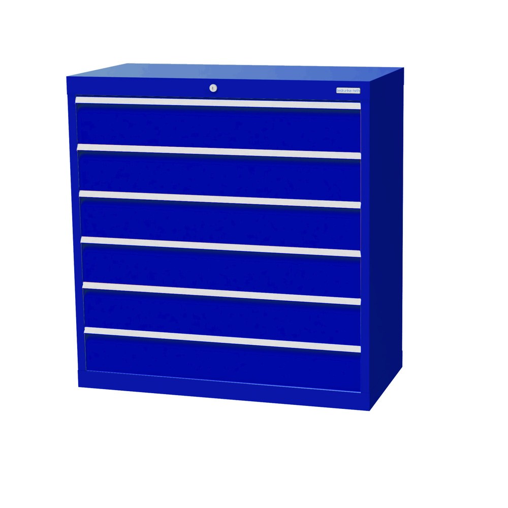 Product afbeelding: Ladekast Profi, laden 6x 150 mm, breedte 980 mm, gentiaanblauw, gentiaanblauw