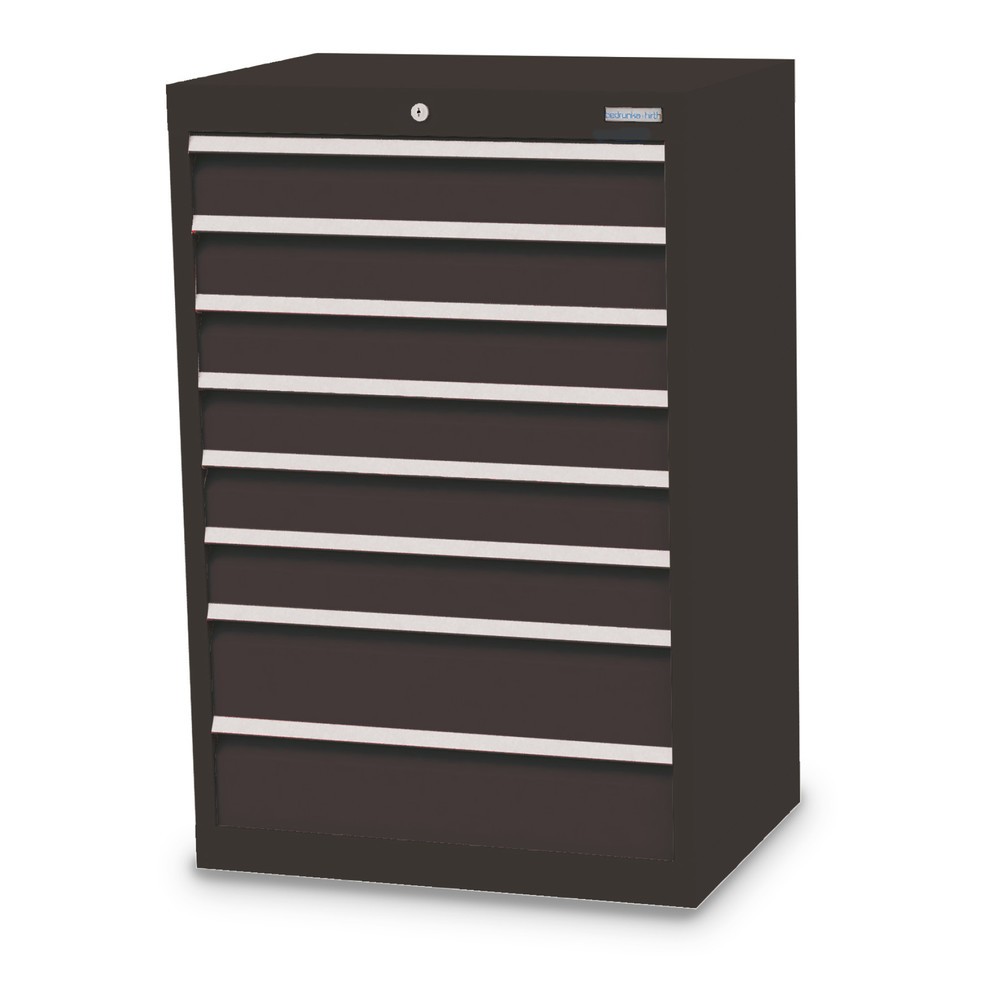 Product afbeelding: Ladekast Profi, laden 6x100 + 2x150 mm, breedte 680 mm, antracietgrijs, antracietgrijs