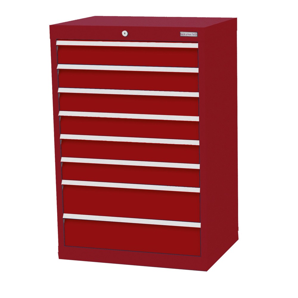 Product afbeelding: Ladekast Profi, laden 6x100 + 2x150 mm, breedte 680 mm, robijnrood, robijnrood