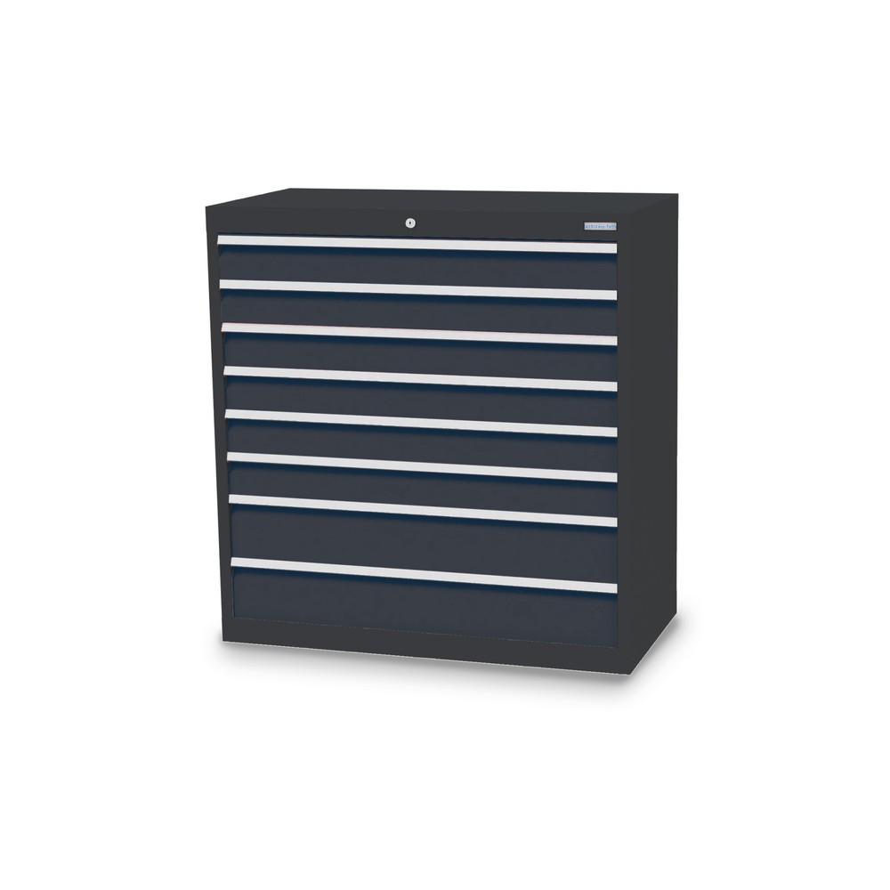 Product afbeelding: Ladekast Profi, laden 6x100 + 2x150 mm, breedte 980 mm, antracietgrijs, antracietgrijs
