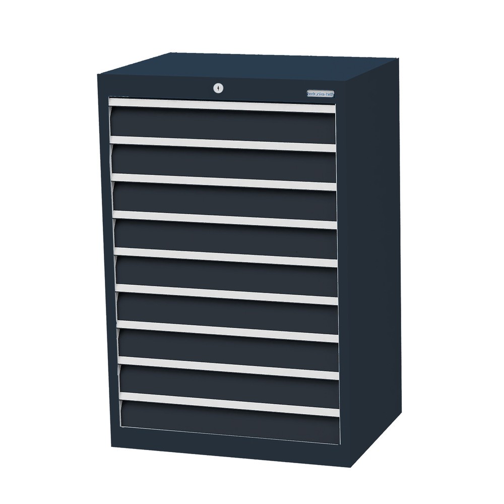 Product afbeelding: Ladekast Profi, laden 9x100 mm, breedte 680 mm, antracietgrijs, antracietgrijs