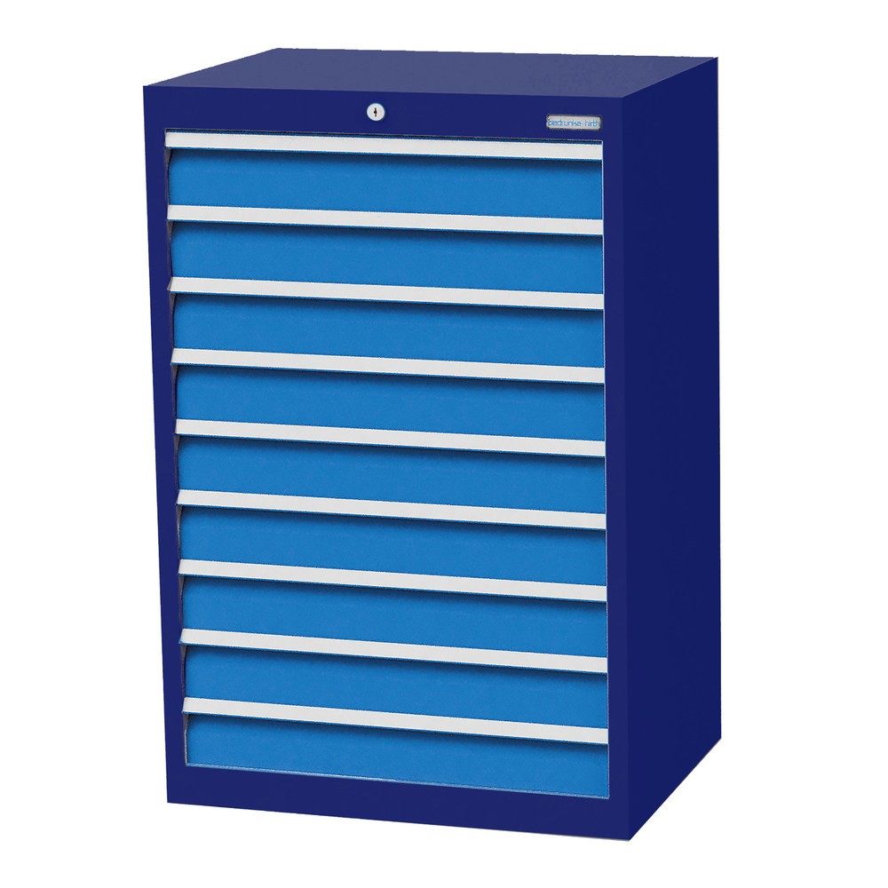 Product afbeelding: Ladekast Profi, laden 9x100 mm, breedte 680 mm, gentiaanblauw, lichtblauw