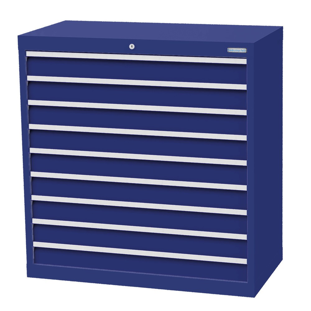 Product afbeelding: Ladekast Profi, laden 9x100 mm, breedte 980 mm, gentiaanblauw, gentiaanblauw