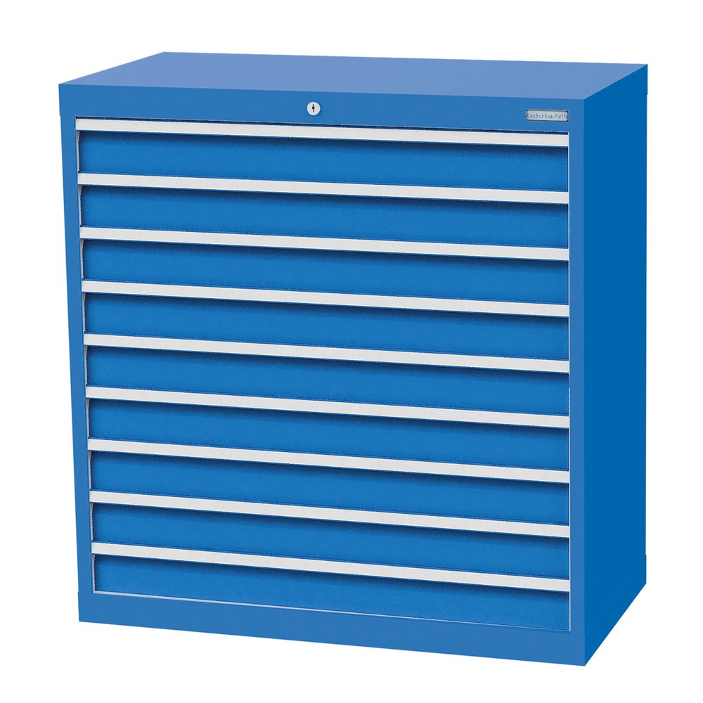 Product afbeelding: Ladekast Profi, laden 9x100 mm, breedte 980 mm, lichtblauw, lichtblauw