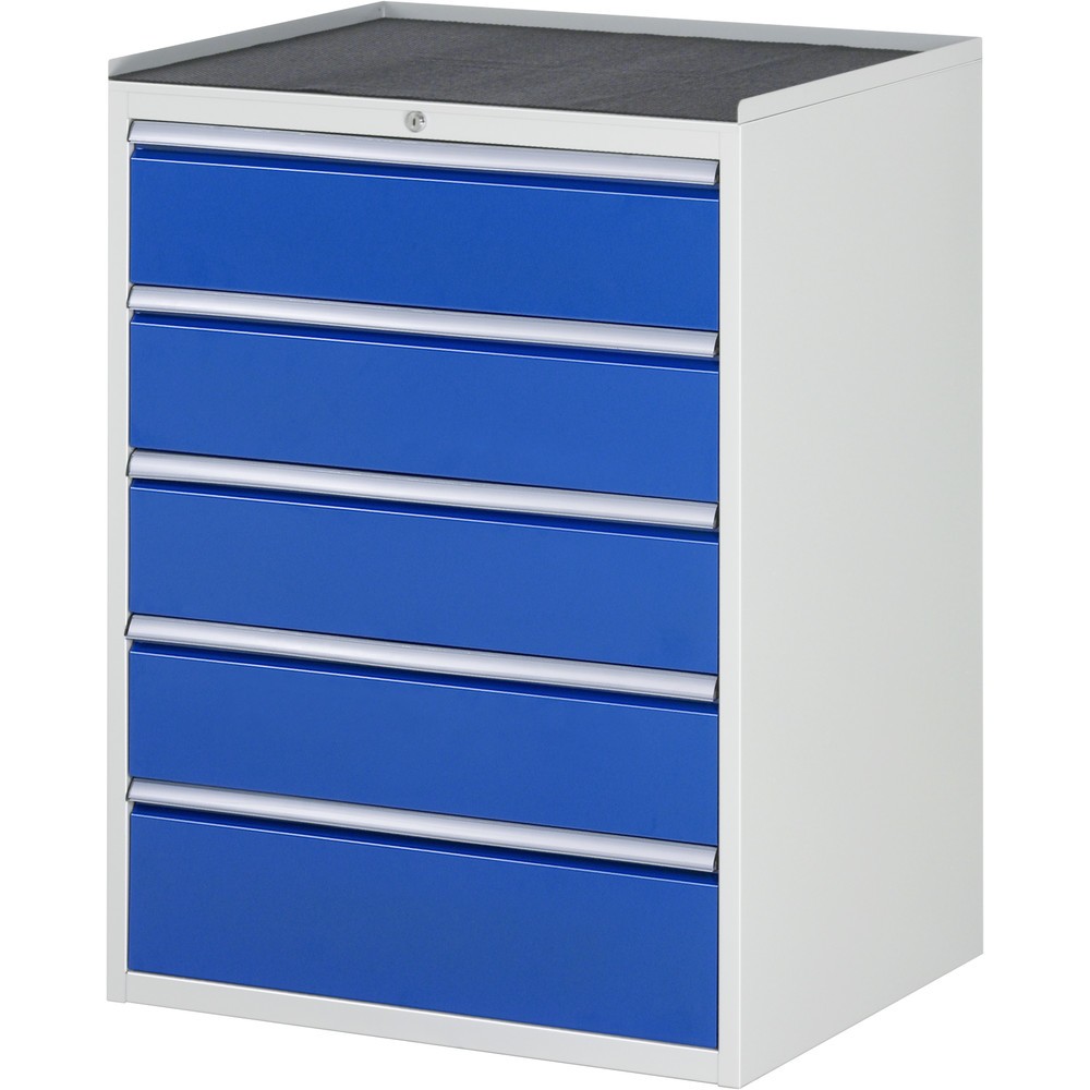 Productafbeelding nr. 1: RAU ladekast serie 7000, h x b x d 1.035 x 770 x 650 mm, met 5 lades maat XL, metalen blad