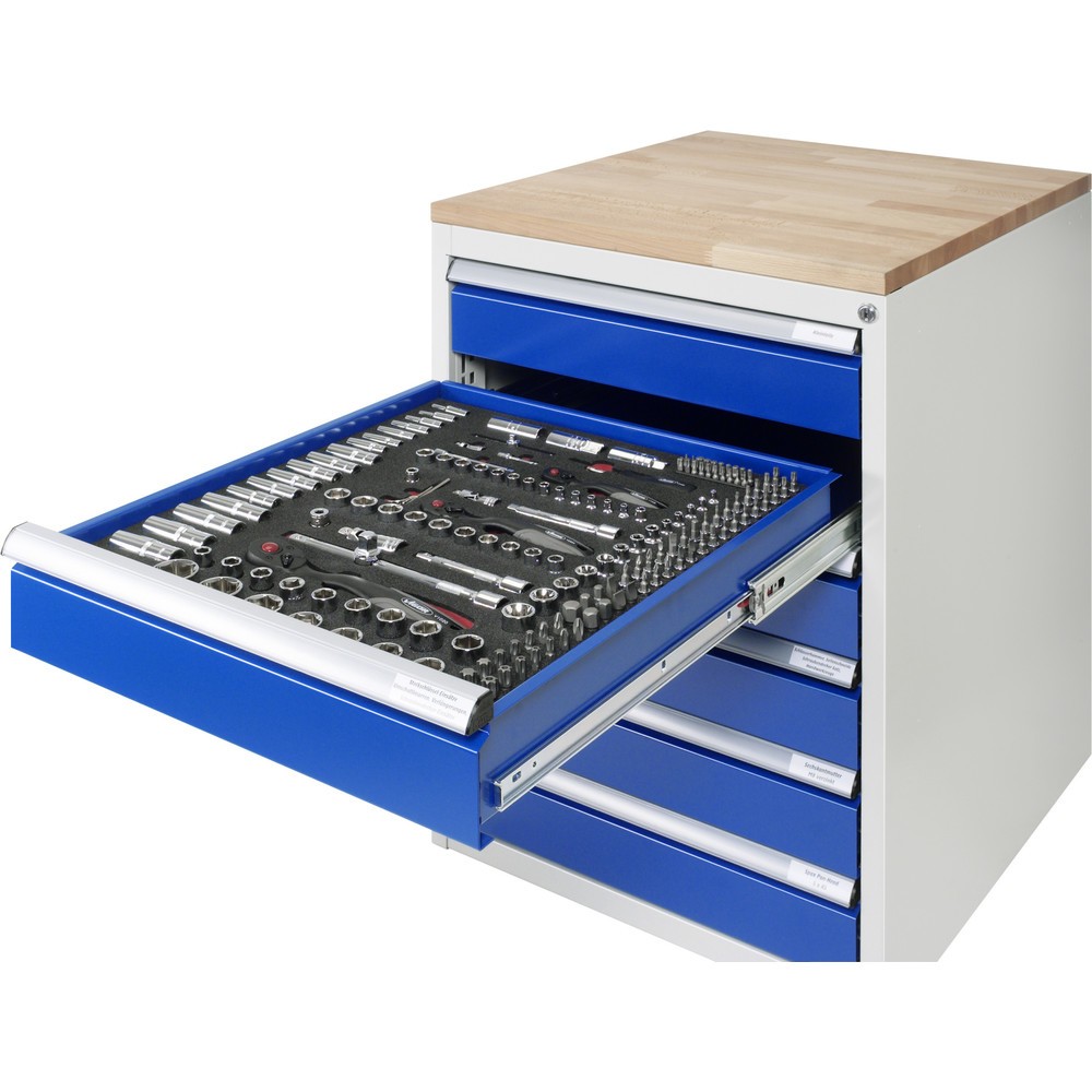 Productafbeelding nr. 2: Ladekast RAU serie 7000, onderbouwkast, hxbxd 620 x 580 x 650 mm, 4 lades 2 x 90, 2 x 180 mm
