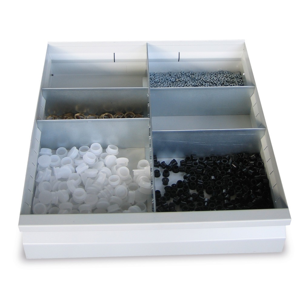 Productafbeelding nr. 3: Ladeverdeler voor kasten met rolgeleiders, 2 IW, voor fronthoogte 100 mm