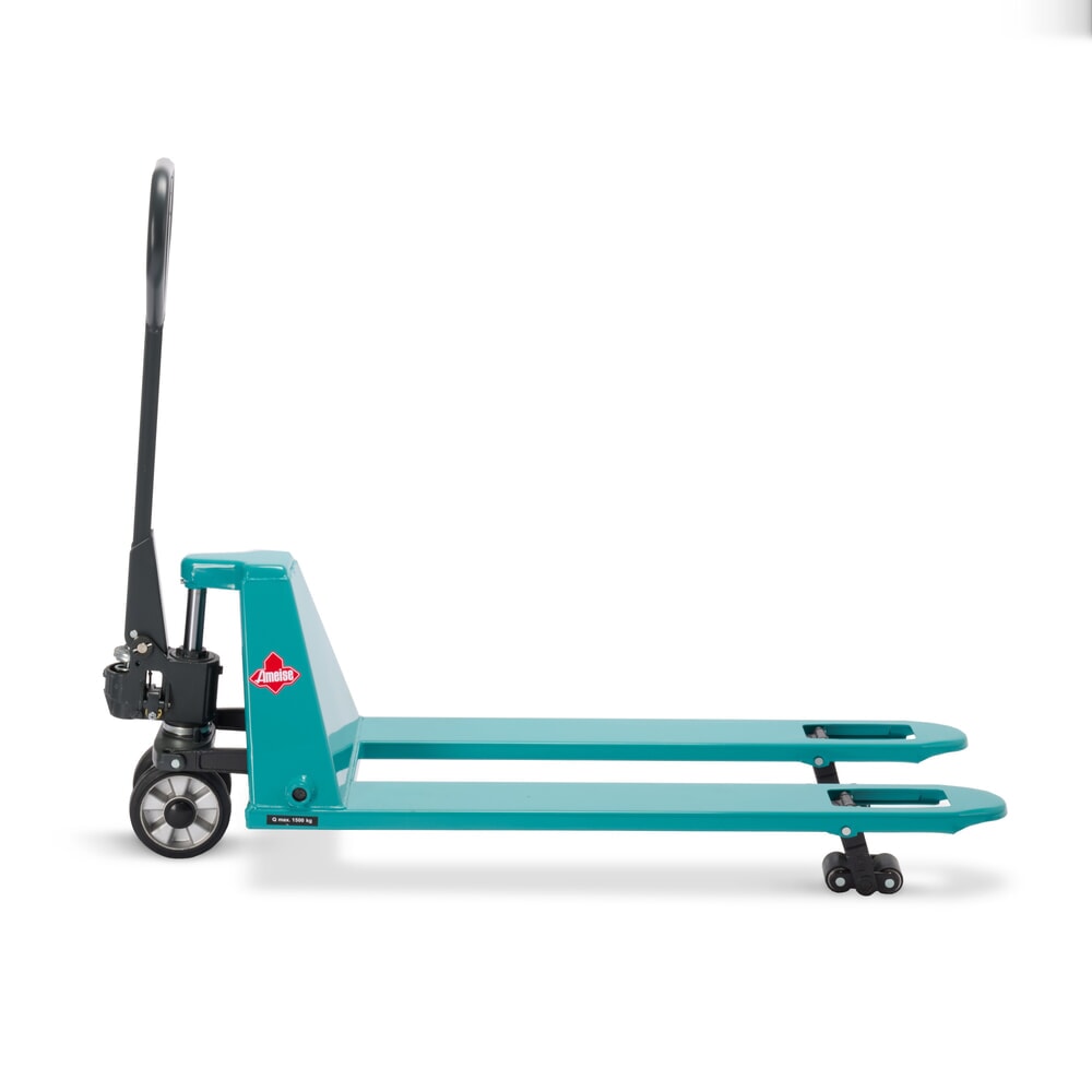 Productafbeelding nr. 7: Lage handpalletwagen Ameise® PTM 1.5 Low, draagvermogen 1.500 kg, vorklengte 1.150 mm, massief rubber / polyurethaan, tandemwielen