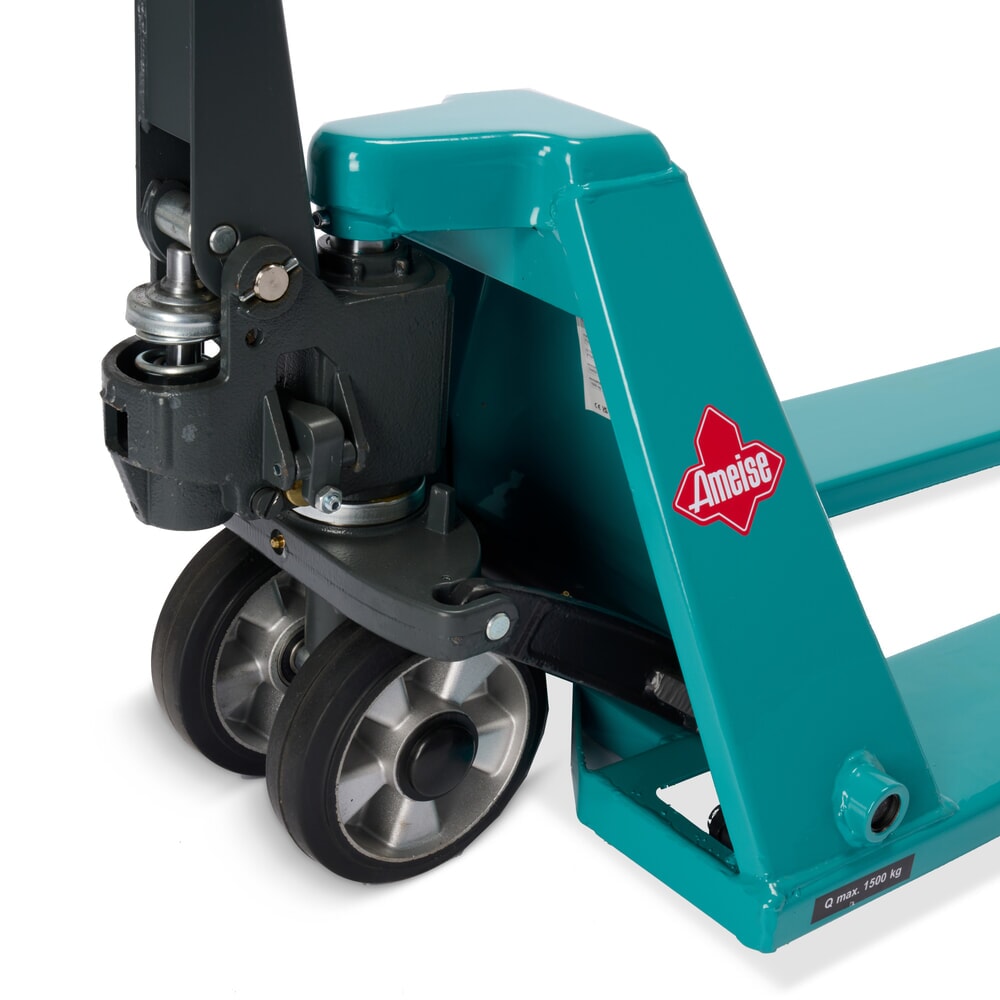 Productafbeelding nr. 10: Lage handpalletwagen Ameise® PTM 1.5 Low, draagvermogen 1.500 kg, vorklengte 1.150 mm, massief rubber / polyurethaan, tandemwielen