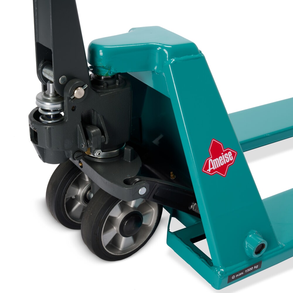 Productafbeelding nr. 9: Lage handpalletwagen Ameise® PTM 1.5 Low, draagvermogen 1.500 kg, vorklengte 1.150 mm, massief rubber / polyurethaan