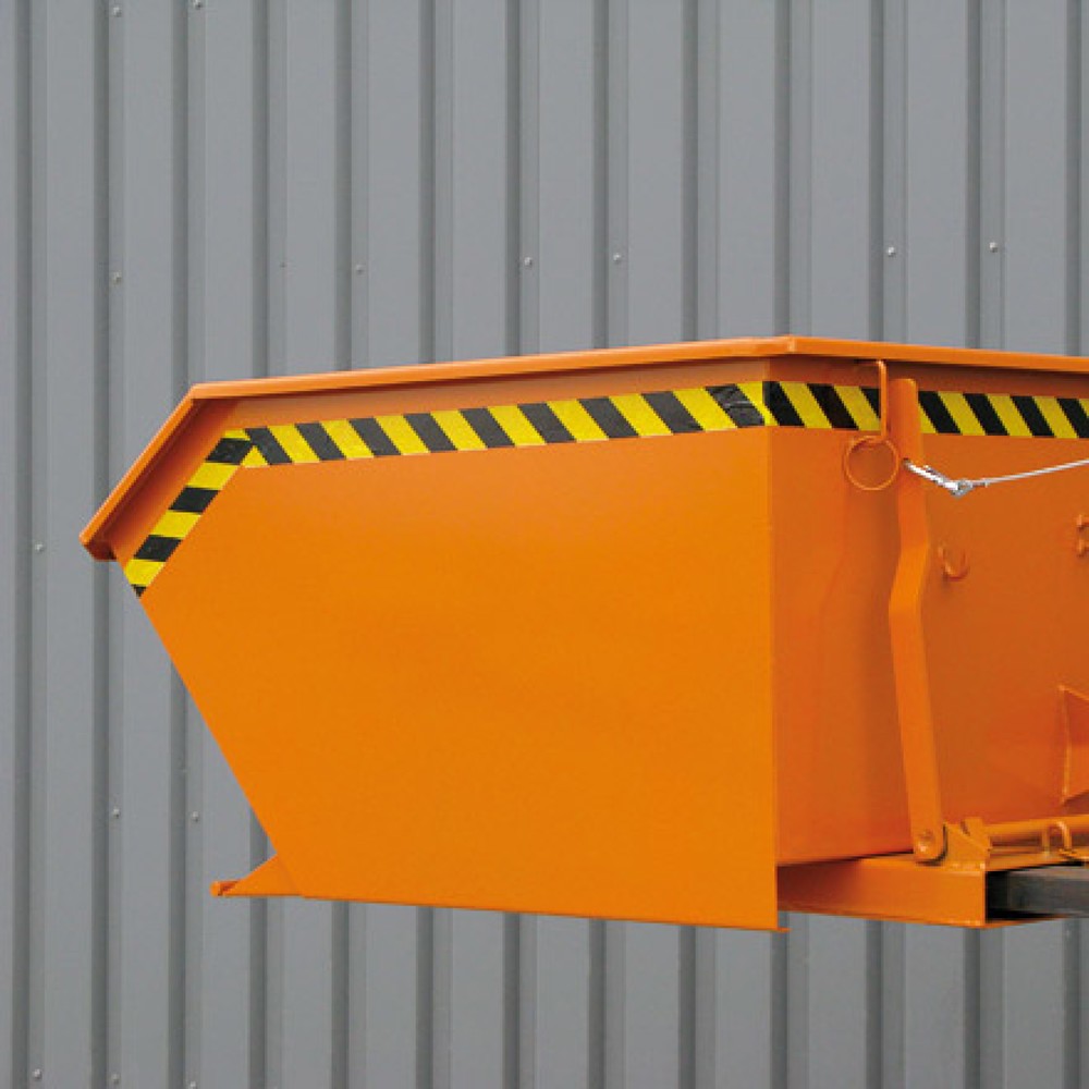 Productafbeelding nr. 3: Kantelbak met automatisch uitrollen, lage hoogte, volume 0.3 m³, gentiaanblauw