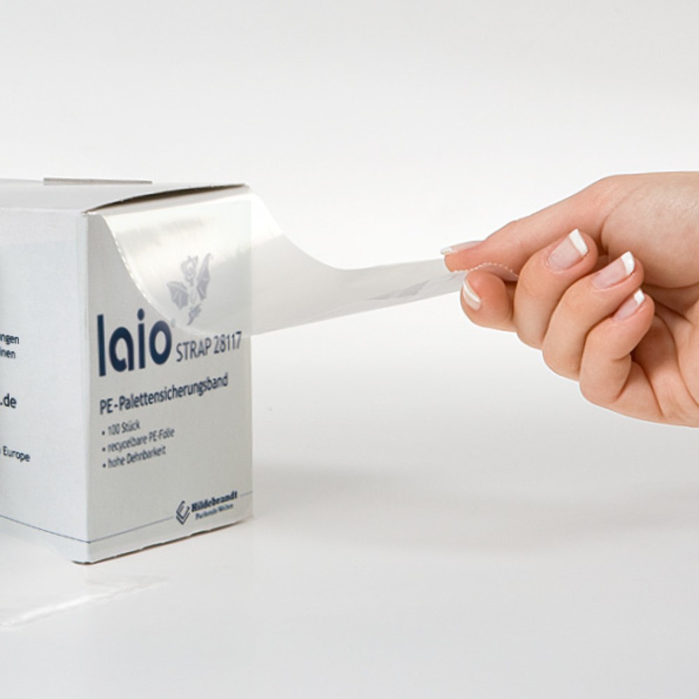 Productafbeelding nr. 2: laio® STRAP palletbeschermband, b x l 100 x 1.200 mm, 100 stuks/verpakkingseenheid