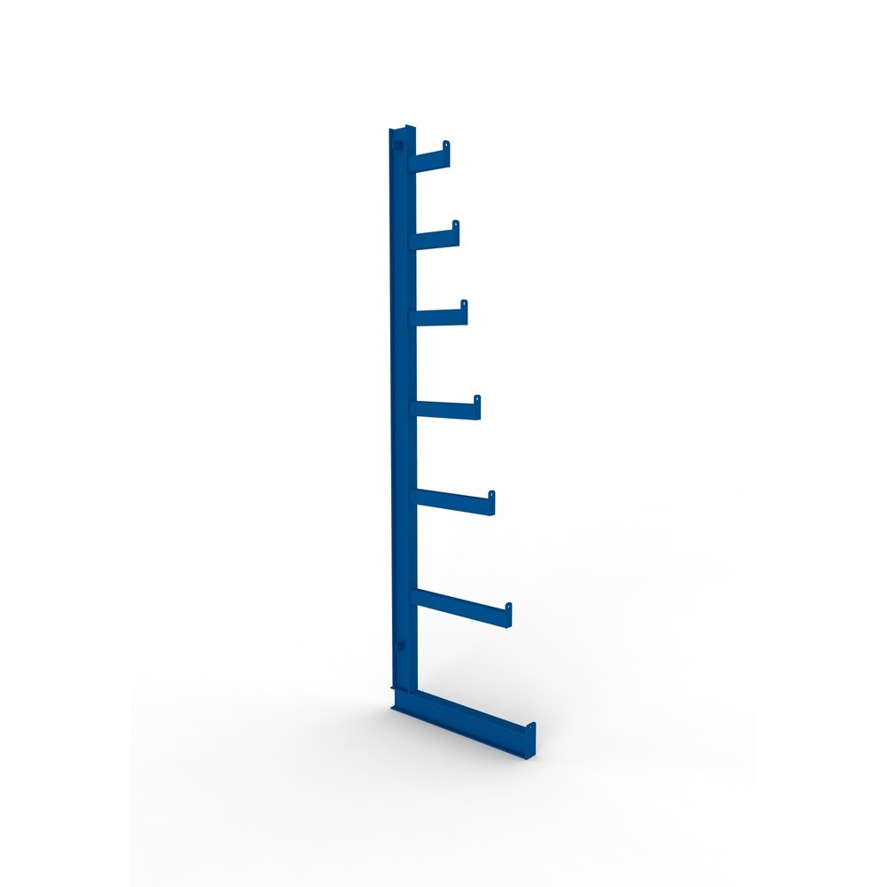 Product afbeelding: Langgoedstelling ATLAS ST voor draagarmstelling META, eenzijdig, RAL 5010 gentiaanblauw, hxd 2.000 x 500 - 150 mm