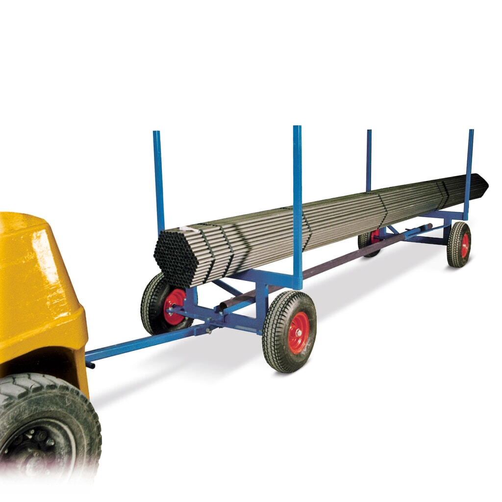 Langgoedwagen, capaciteit 3.500 kg, gelakt Product afbeelding: Langgoedwagen, capaciteit 3.500 kg, gelakt