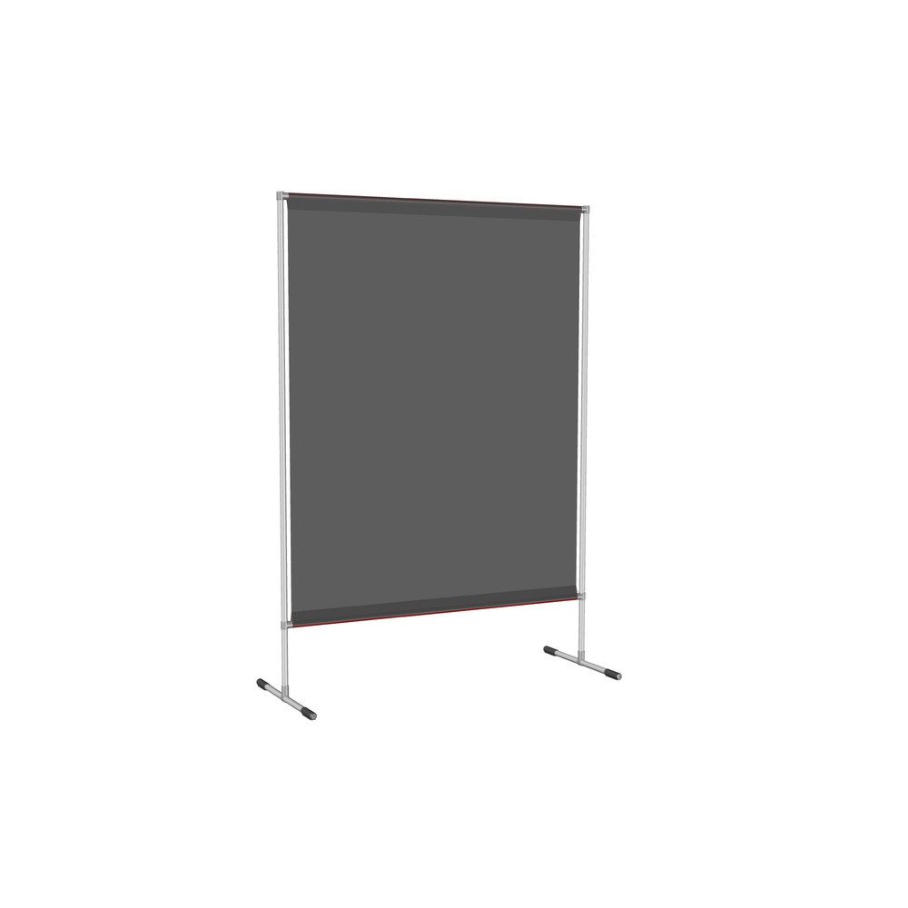 Product afbeelding: Lasbeschermingswand, hitte-/spatbeschermingsdeken volgens DIN EN 13501-1, bxh 1.400 x 2.000 mm, grijs/zilver