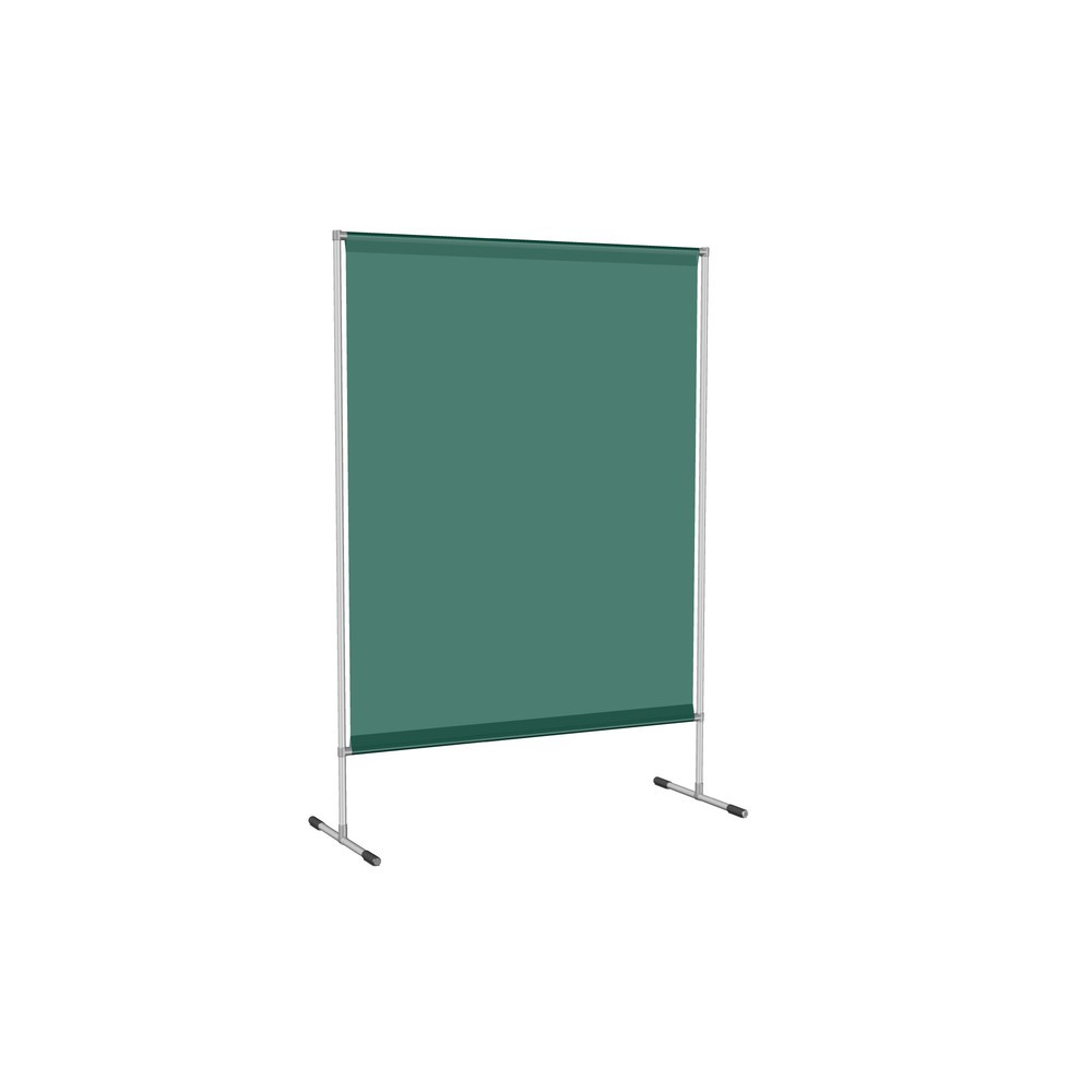 Product afbeelding: Lasbeschermingswand, volgens ISO EN 25980 (EN 1598), bxh 1.400 x 2.000 mm, donkergroen/mat
