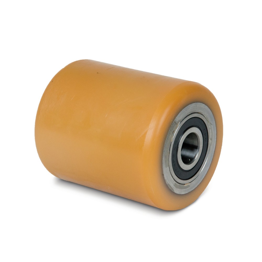 Product afbeelding: Lastwiel Wicke PU, inbouwmaat 71 mm, Ø x breedte 82 x 66 mm, cap. 490 kg