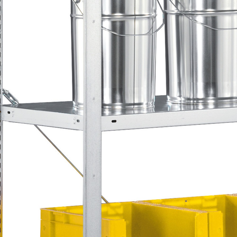 Product afbeelding: Legbord voor legbordstelling META met inhaaksysteem, vaklast 100 kg, verzinkt, bxd 1.000 x 300 mm