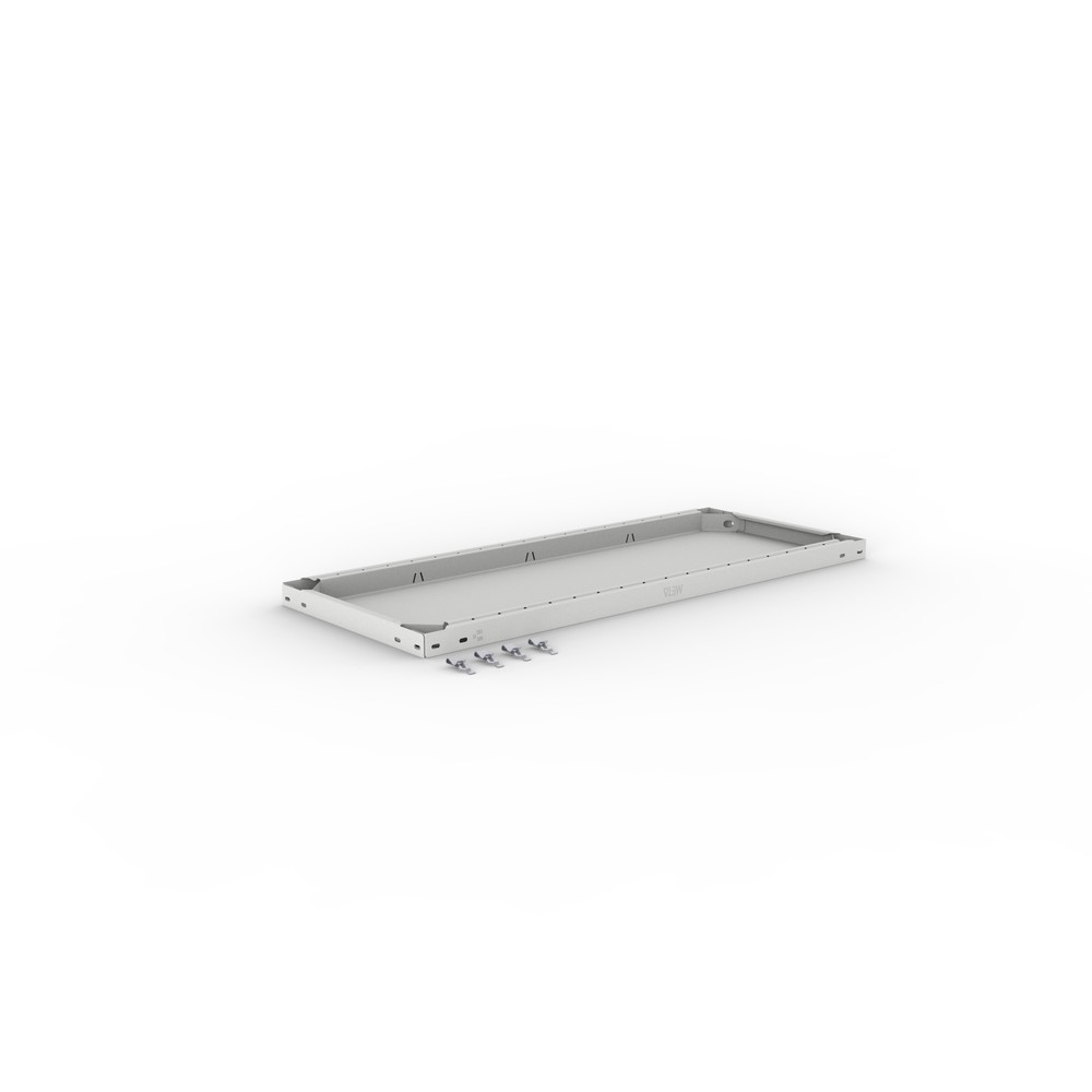 Productafbeelding nr. 2: Legbord voor legbordstelling META met inhaaksysteem, vaklast 150 kg, lichtgrijs, bxd 1.000 x 400 mm