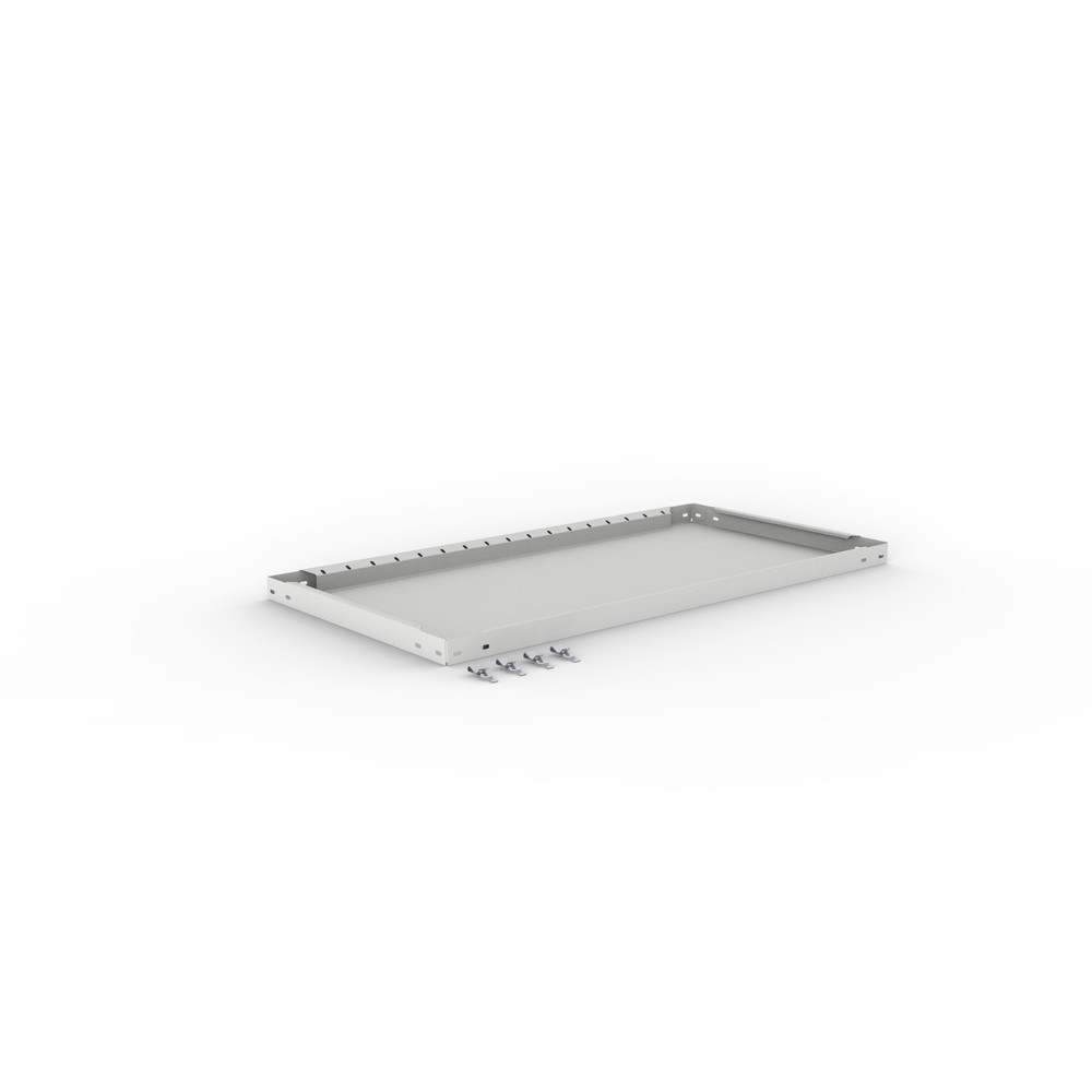 Productafbeelding nr. 2: Legbord voor legbordstelling META met inhaaksysteem, vaklast 150 kg, lichtgrijs, bxd 1.000 x 500 mm