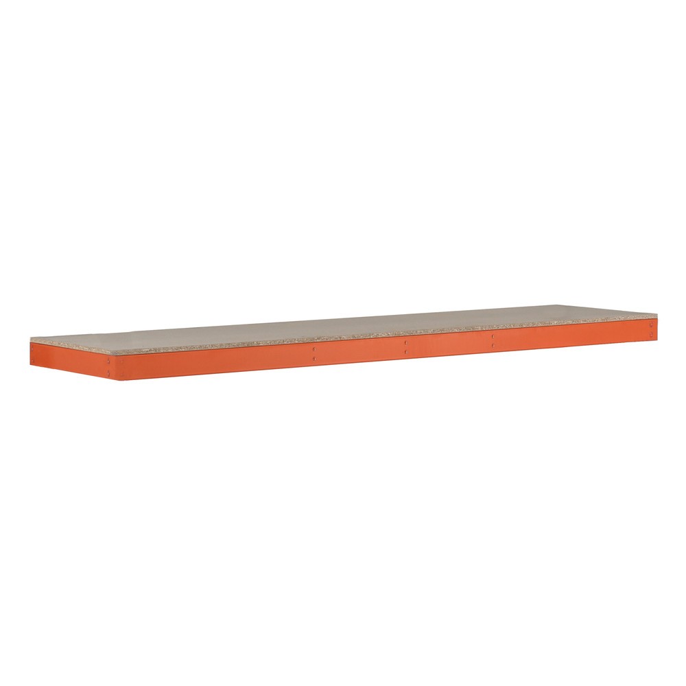 Productafbeelding nr. 1: Legbord voor grootvakstelling SCHULTE, met spaanplaten, bxd 2.450 x 469 mm, oranje