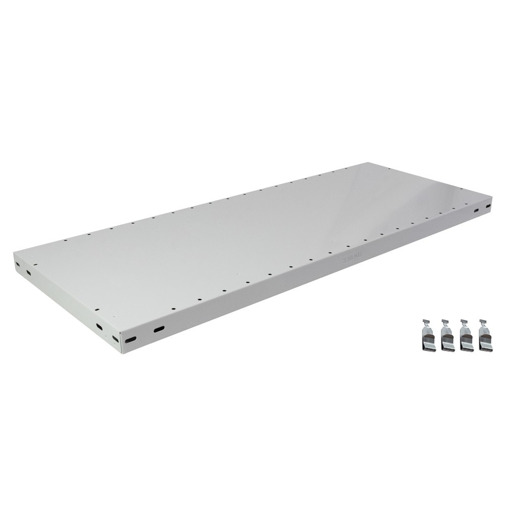 Product afbeelding: Legbord voor legbordstelling SCHULTE inhaakmontage, schapbelasting 330 kg, lichtgrijs, b x d 1.000 x 300 mm