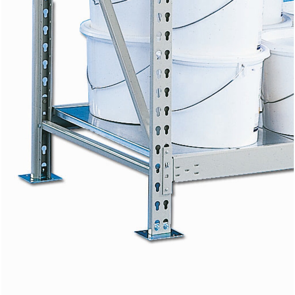 Legbord voor grootvakstelling META, met staalpanelen, vaklast 600 kg, bxd 1.800 x 650 mm Product afbeelding: Legbord voor grootvakstelling META, met staalpanelen, vaklast 600 kg, bxd 1.800 x 650 mm