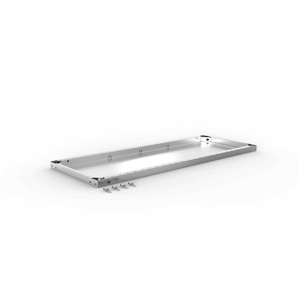 Legbord voor legbordstelling META met inhaaksysteem, vaklast 230 kg, verzinkt, bxd 1.300 x 500 mm Productafbeelding nr. 2: Legbord voor legbordstelling META met inhaaksysteem, vaklast 230 kg, verzinkt, bxd 1.300 x 500 mm