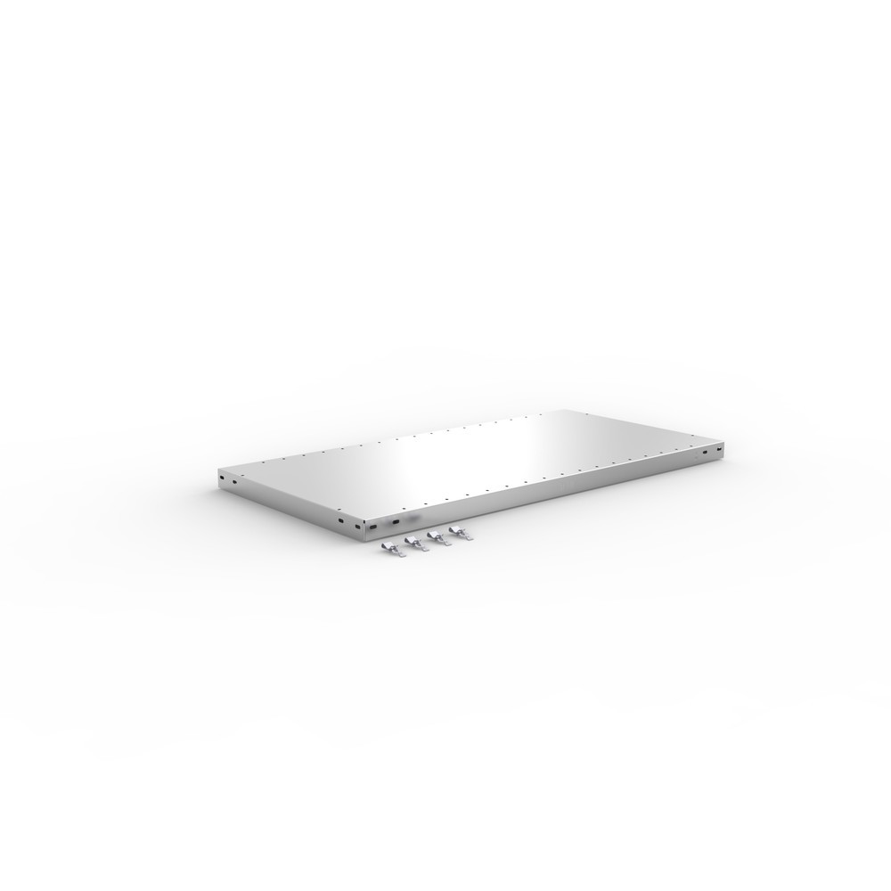 Product afbeelding: Legbord voor legbordstelling META met inhaaksysteem, vaklast 230 kg, verzinkt, bxd 1.000 x 500 mm